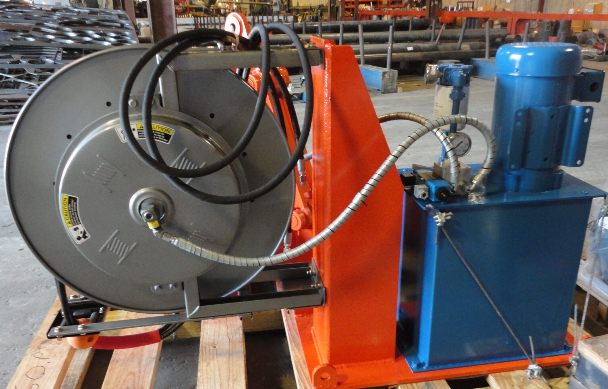 Fabrication & engineering hose reels