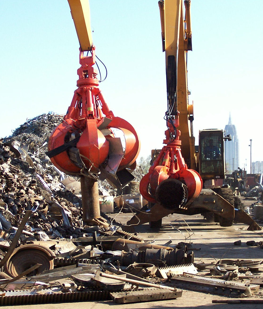 Mack Manufacturing Crane Grapples & Clamshell Buckets » 5TINE ORANGE